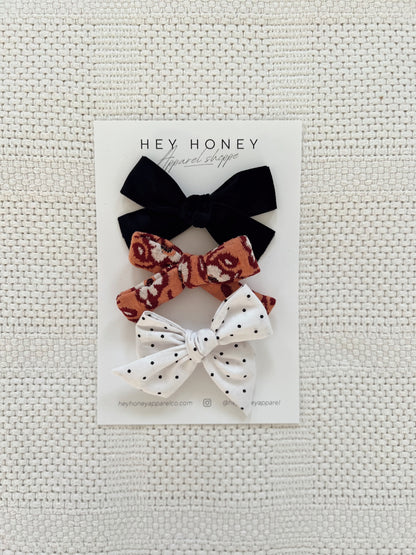 October Bow Set