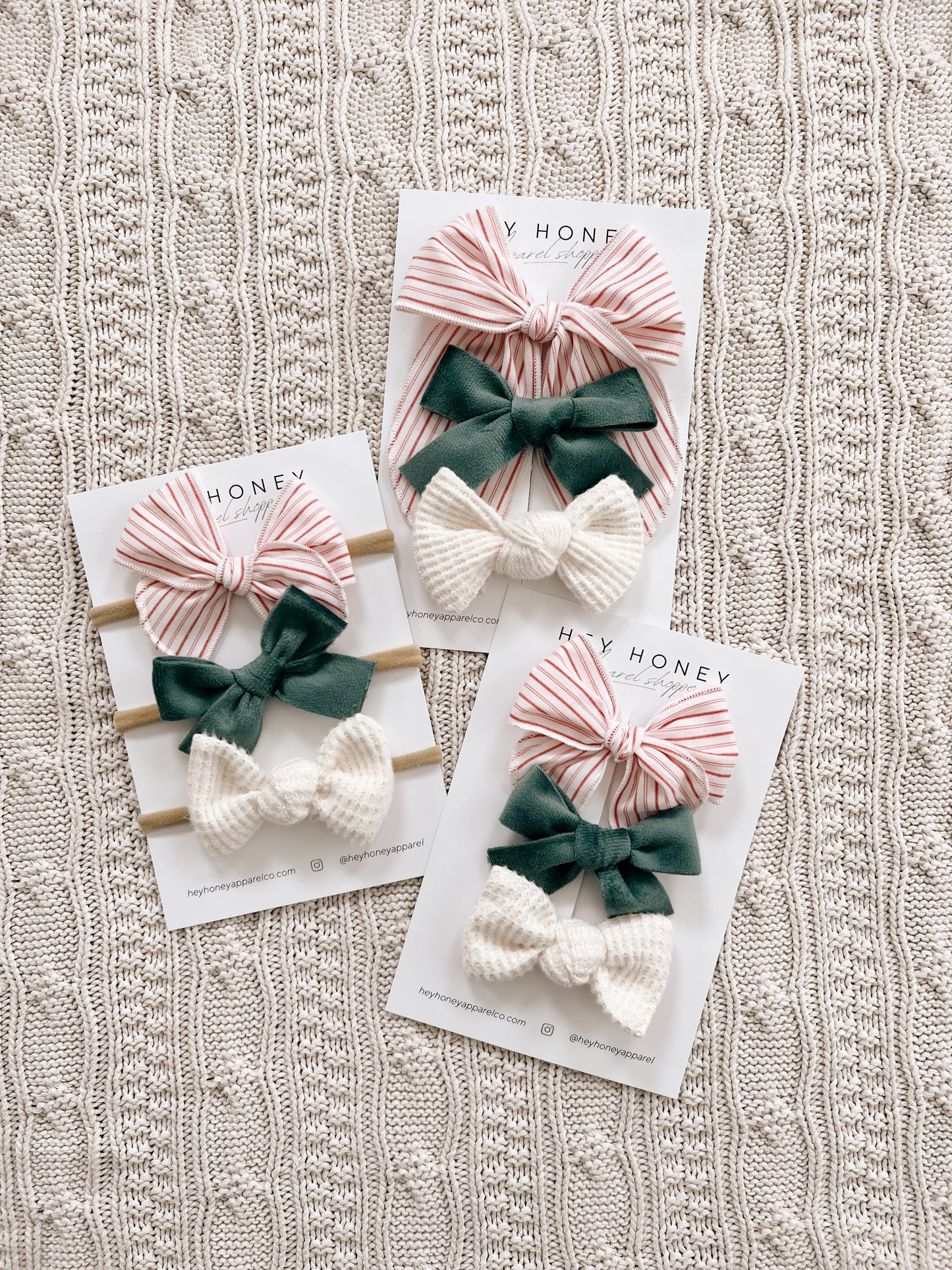 December Bow Set