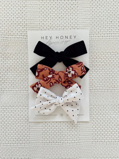 October Bow Set