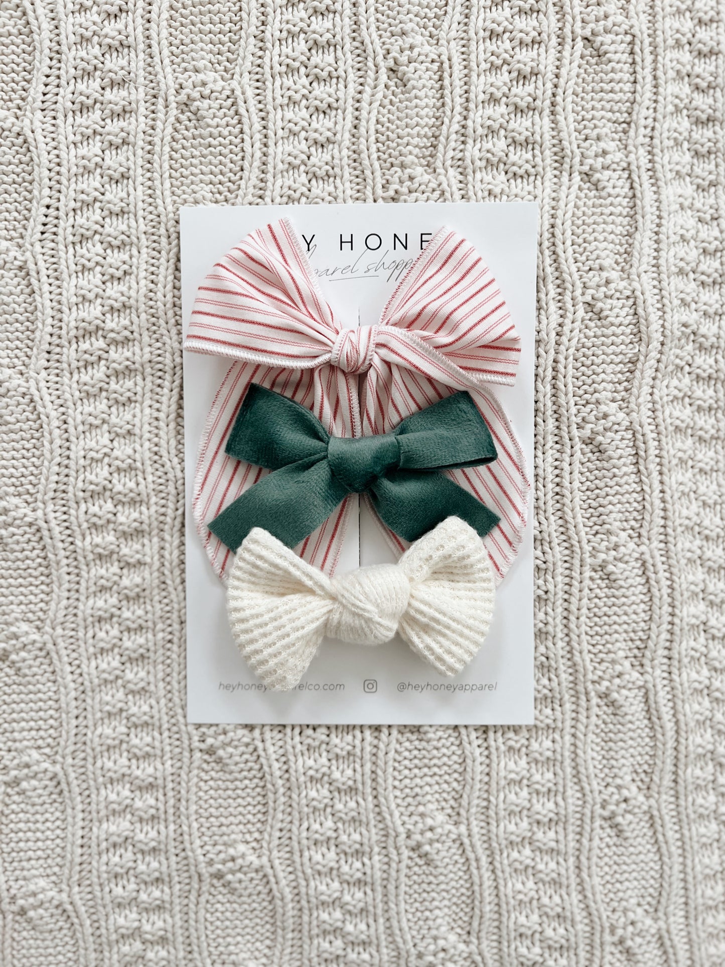 December Bow Set