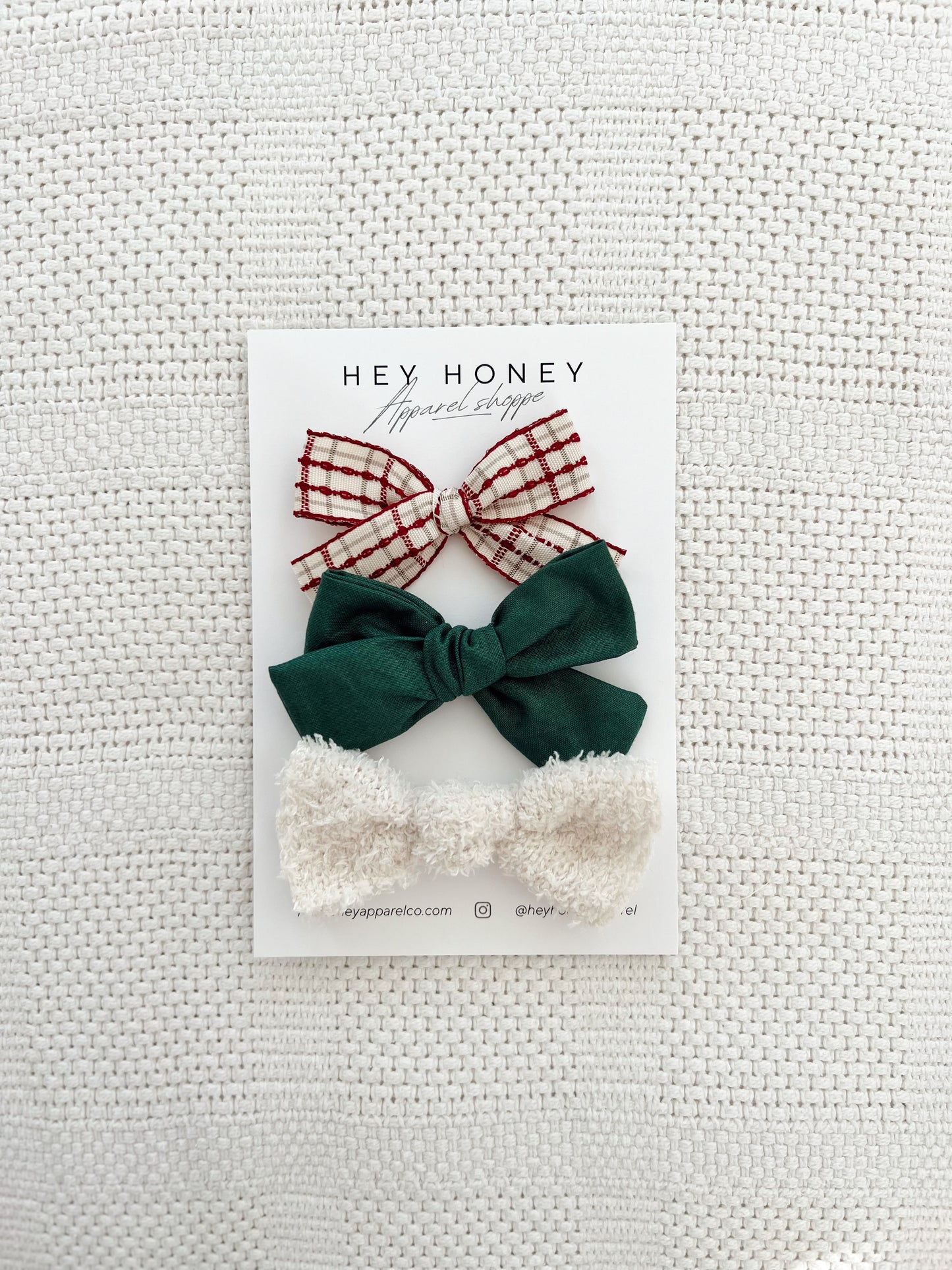 December Bow Set