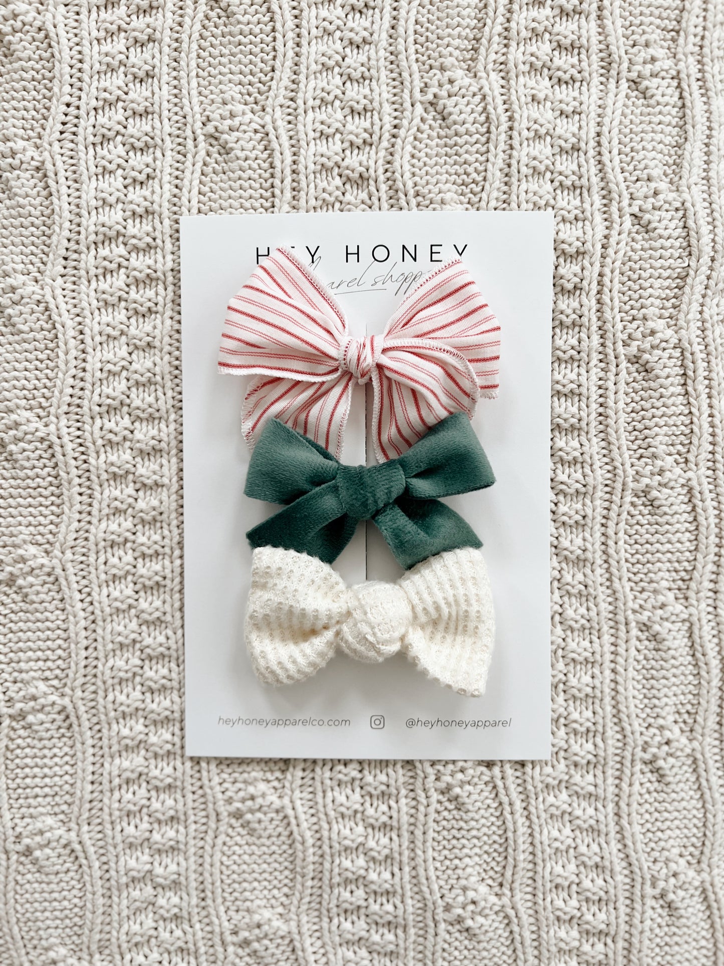 December Bow Set