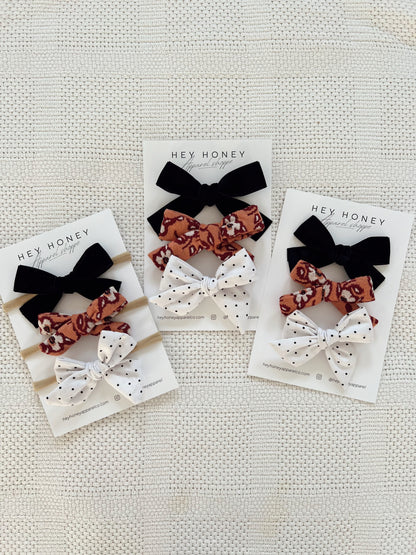 October Bow Set