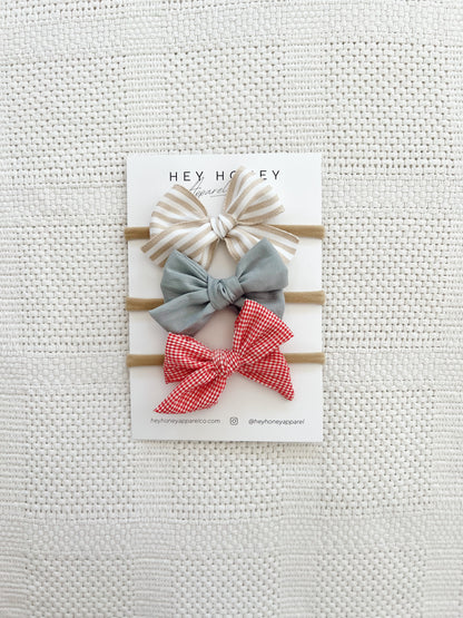 July Bow Set